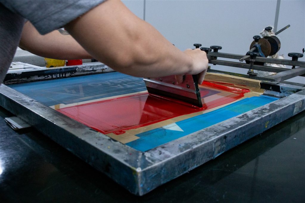 Impressão com Serigrafia