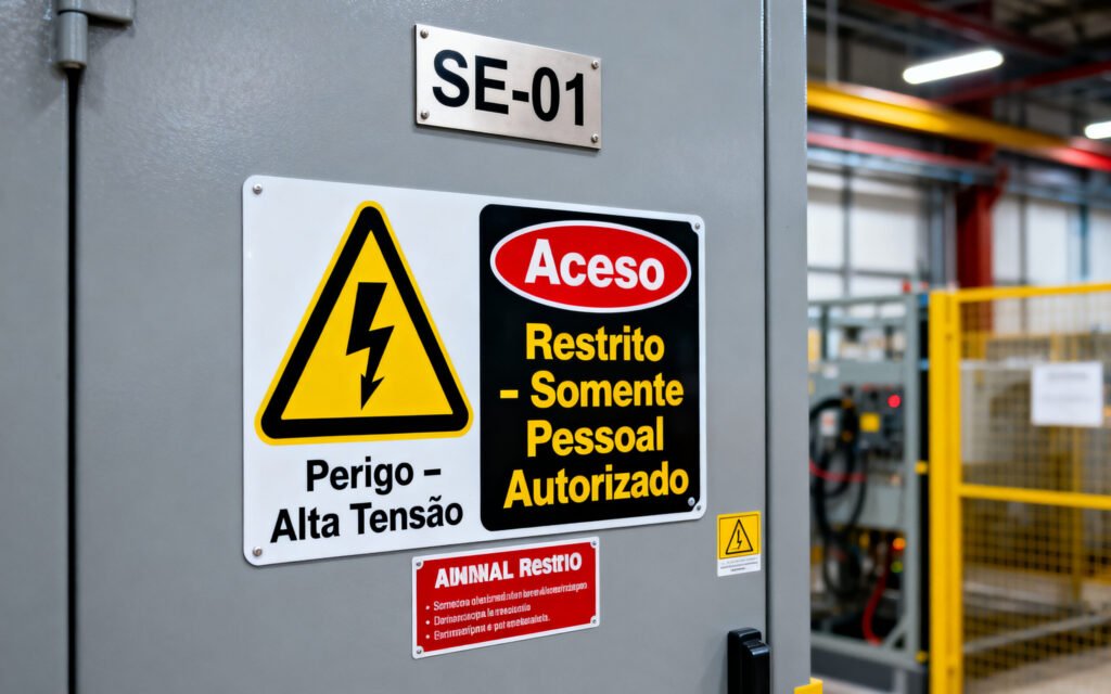 Sinalização em Painéis Elétricos: O Que Não Pode Faltar